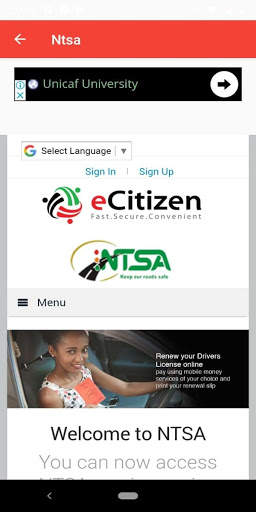 NTSA App screenshot 3