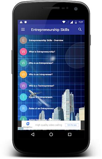 Entrepreneurship Skills screenshot 1