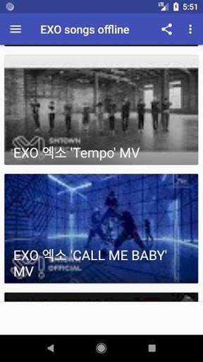 EXO songs offline screenshot 6
