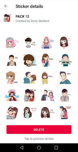 Sorry Stickers for Whatsapp screenshot 2