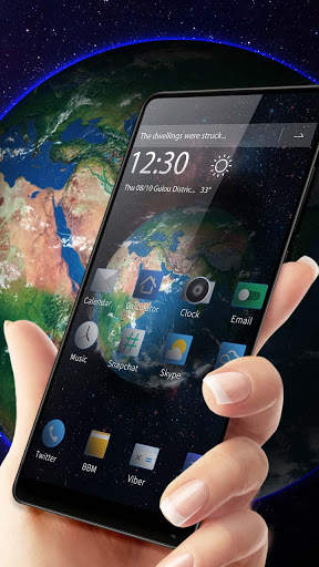 3D Earth discovery theme screenshot 3