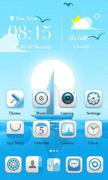 Azure Go Launcher Theme screenshot 1