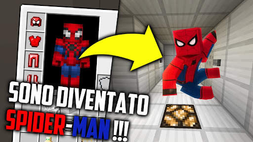 Minecraft Spider Man Mod PE screenshot 2