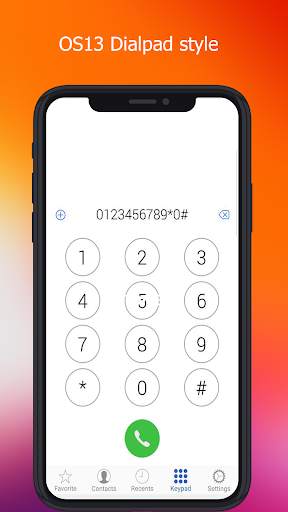 Dialer Theme OS 13 - Call Phone X & Contact screenshot 2
