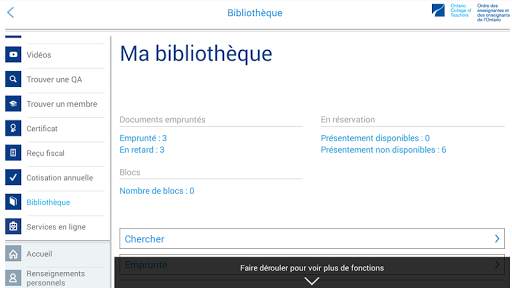 OEEO application des membres screenshot 8