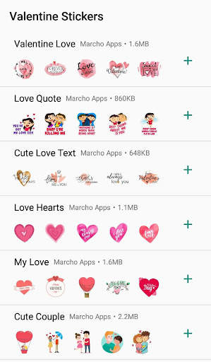 Valentine Day Stickers-WAStick screenshot 1