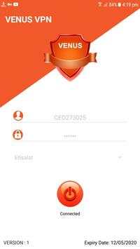 Venus VPN screenshot 1