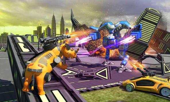 Robot Car Transforming Rhinoceros Wild Rhino Games screenshot 5
