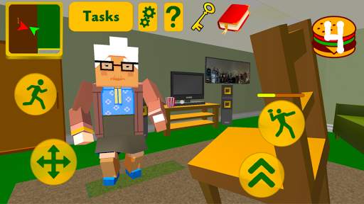 Craft Granny. Blocky Neighbor Escape 3D screenshot 7