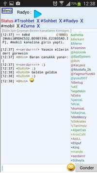 Mobil Mirc Sohbet Chat screenshot 3