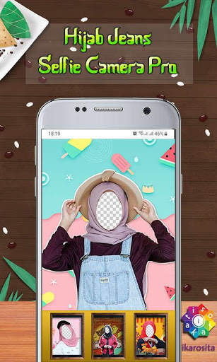Hijab Jeans Selfie Camera Pro screenshot 3