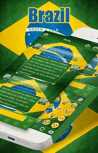 Brazil Emoji Keyboard Theme screenshot 6
