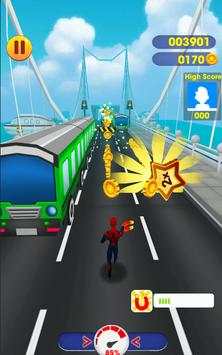 Subway SpiderVerse Rush: avenger spiderman 3D Game screenshot 4