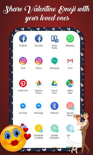 Valentine Love Emojis -Sticker 6 تصوير الشاشة