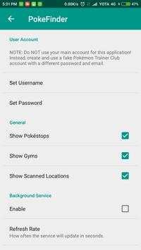 PokeFinder on map screenshot 4