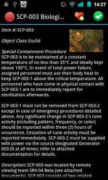 SCP Database स्क्रीनशॉट 7