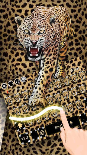 sexy leopard print cheetah diamond keyboard screenshot 3