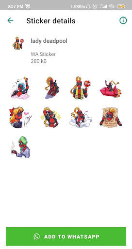 Superhero WA Sticker Apps screenshot 5