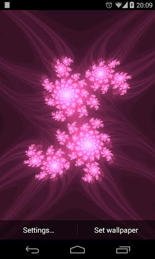Fractal Live Wallpaper Lite screenshot 1