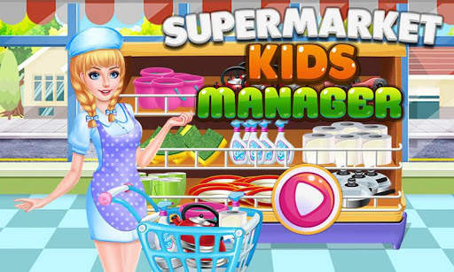 Supermarket Kids Manager Game - Fun Shopping Games screenshot 1