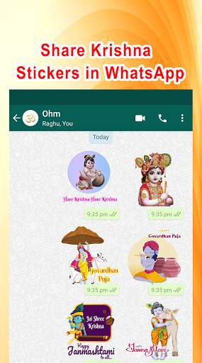 Krishna Stickers for WhatsApp screenshot 6