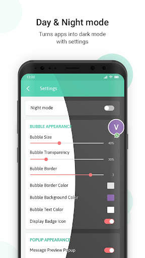 WA bubble for chat screenshot 3