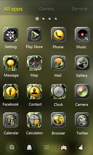 (FREE) Camo GO Launcher Theme screenshot 3
