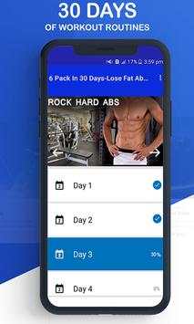 6 Packs In 30 Days - Lose Fat ABS Workout 2 تصوير الشاشة