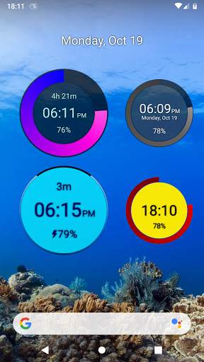 Battery Clock screenshot 4