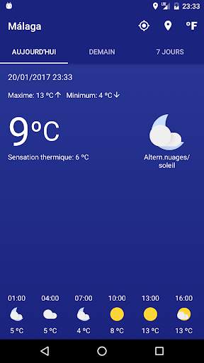 Meteo screenshot 1
