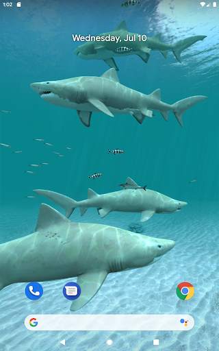 Sharks 3D - Live Wallpaper screenshot 6