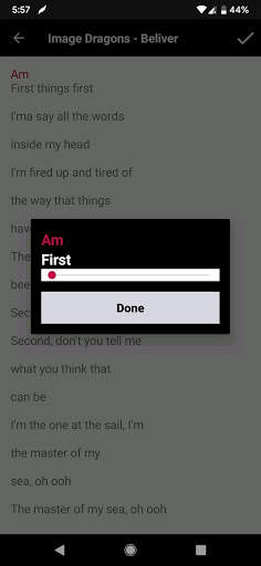 Chords Song Writer - Add chords for your song screenshot 6
