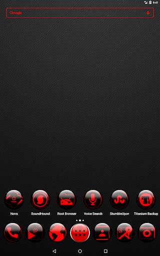 Red Glass Orb Icon Pack скриншот 17