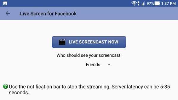 Live Screen for Facebook screenshot 4