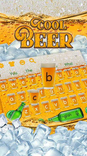 Cool Beer Keyboard Theme screenshot 2