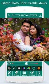 Gliter Photo Effect : Gliter Profile Maker screenshot 2