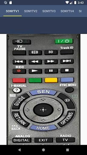 Sony TV Remote screenshot 2