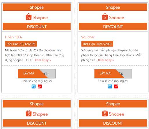 Voucher Shopee screenshot 2