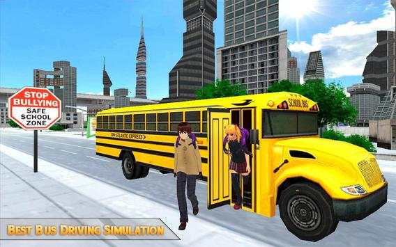 Bus Sekolah: City Drive Sim screenshot 6