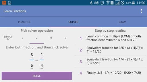 Fraction for beginners 7 تصوير الشاشة