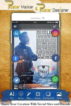 Poster Maker & Poster Designer 6 تصوير الشاشة