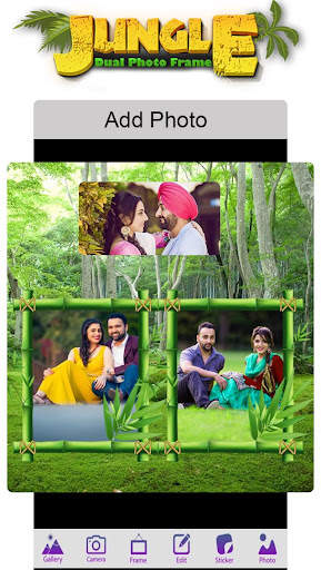 Jungle Dual Photo Frame screenshot 4
