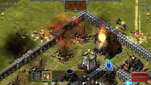Lands of War: magic empire games,clan RPG strategy screenshot 6