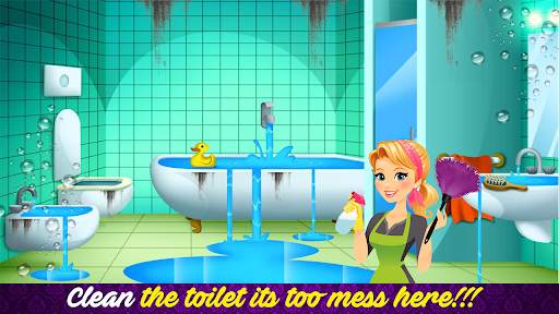 Barbie House Cleaning Game screenshot 2