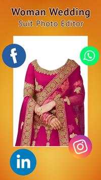 Women Wedding Dress Photo Suit Editor 5 تصوير الشاشة