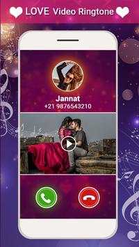Love Video Ringtone for Incoming Call screenshot 3
