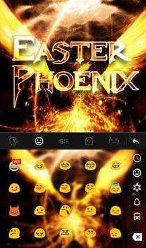 Easter Phoenix Keyboard Theme 3 تصوير الشاشة