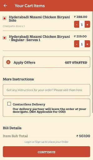 Ekdum Biryani: Order Biryani,  screenshot 7