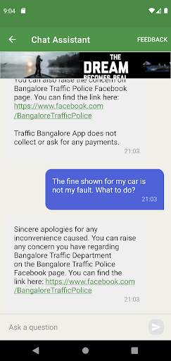 Traffic Bangalore: Check Fines screenshot 5