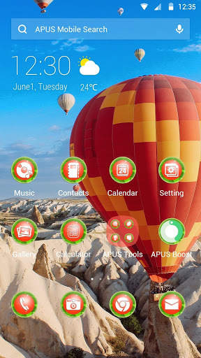 colorful-APUS Launcher theme screenshot 1